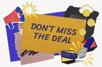 Don't miss the deal word | Free Photo - rawpixel