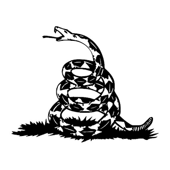 Don't Tread On Me Snake Vinyl Sticker on PNGio, $5.50 | Vinyl ...