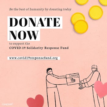 Donate now to support the COVID-19 Solidarity Respones Fund paper craf.. | Free  illustration - 2313714
