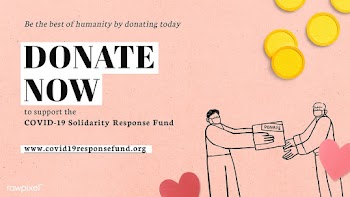 Donate now to support the COVID-19 Solidarity Respones Fund paper craf.. | Free  illustration - 2314358