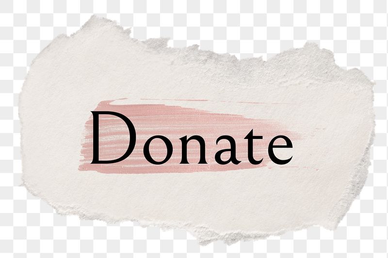 Donate png ripped paper word | Free PNG - rawpixel