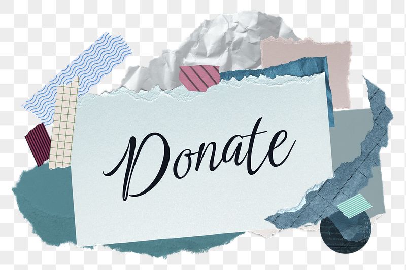 Donate png word sticker typography, | Free PNG - rawpixel