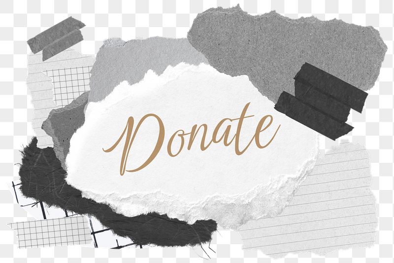 Donate png word sticker typography, | Free PNG - rawpixel