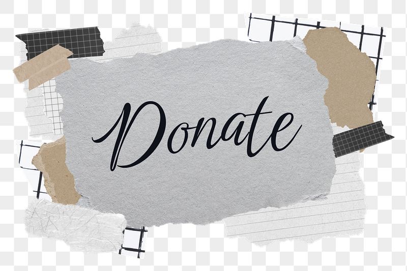 Donate png word sticker typography, | Free PNG - rawpixel