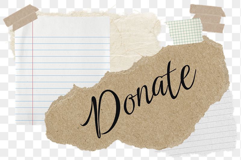 Donate png word sticker typography, | Free PNG - rawpixel