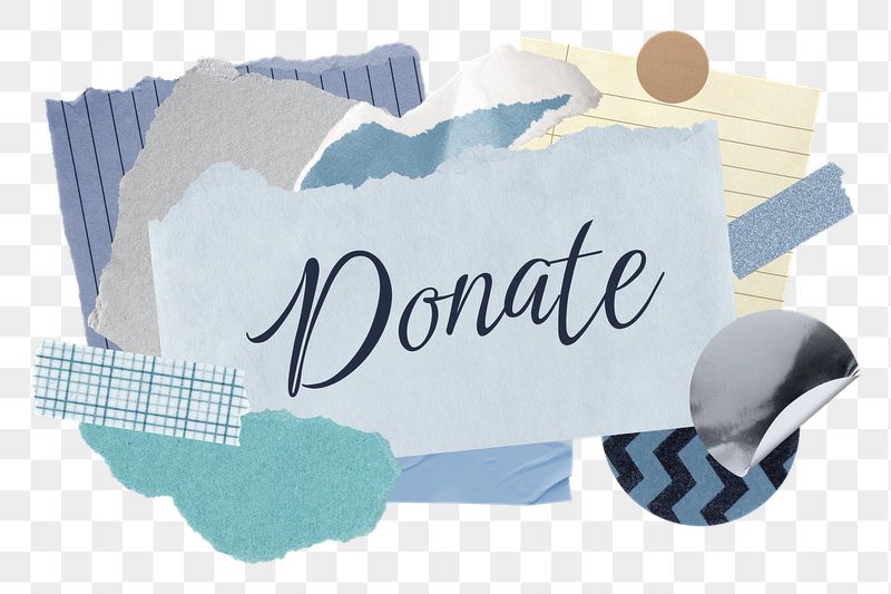Donate png word sticker typography, | Free PNG - rawpixel