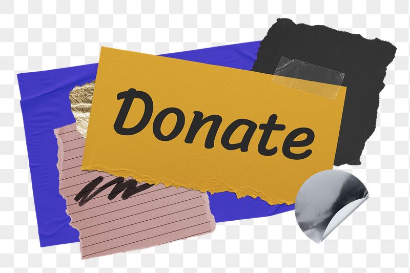 Donate png word sticker typography, | Free PNG - rawpixel