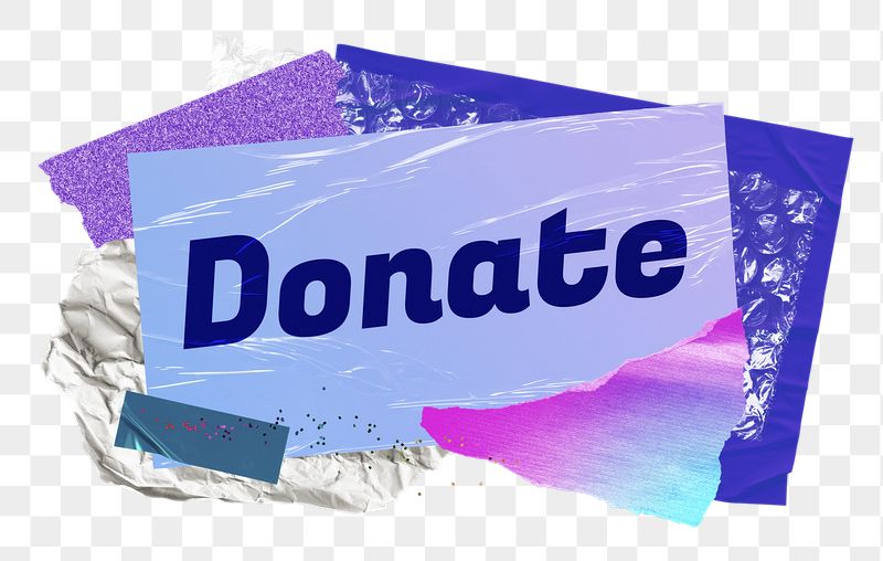 Donate png word sticker typography, | Free PNG - rawpixel
