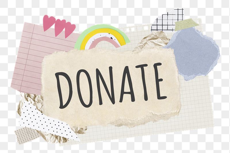 Donate png word sticker typography, | Free PNG - rawpixel
