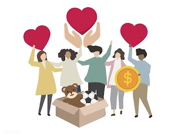 Donation and volunteering community service i.. | Free stock vector - 450114
