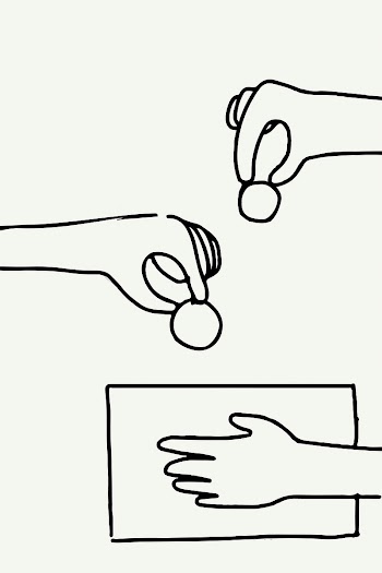 Donation doodle vector hand giving money | Free stock illustration | High Resolution graphic