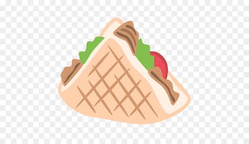 Doner kebab Emoji Stuffing Focaccia - kebab 