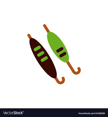 Doner kebab on pole vector image