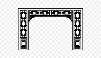 Dongyang Window Design Wood carving Image - wood frame 