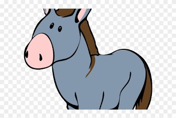 Donkey Clipart Donkey Cart - Wolf And The Ass