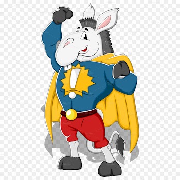 Donkey Illustration Stock photography Cartoon - weekday mockup 