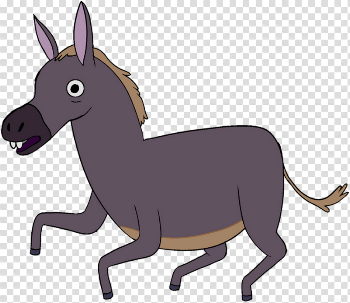 Donkey PNG Transparent Image
