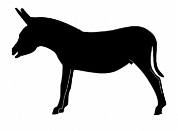 Donkey Silhouette2 Icons Png , Png Download - Donkey Free PNG ...