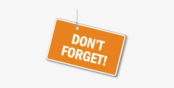 Dont Forget Png - Don T Forget Orange - Free Transparent PNG ...