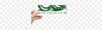 Dont Tread On Me Gadsden Flag Libertarian Merch - Bumper Sticker I Love Soccer Football Futbol