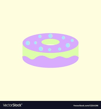 Donut icon vector image