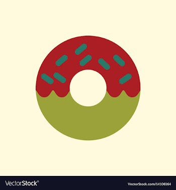 Donut icon vector image