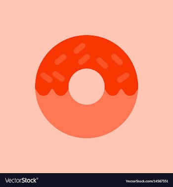Donut icon vector image