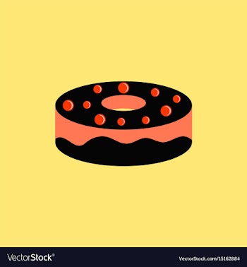 Donut icon vector image