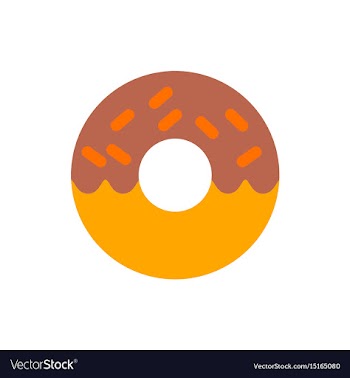 Donut icon vector image