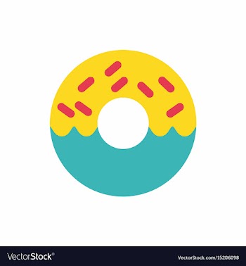 Donut icon vector image