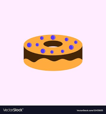 Donut icon vector image