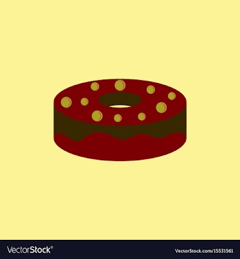 Donut icon vector image