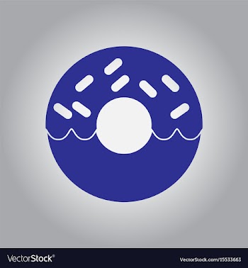 Donut icon vector image