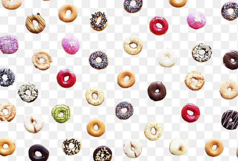 Donut pattern png overlay, transparent | Free PNG - rawpixel