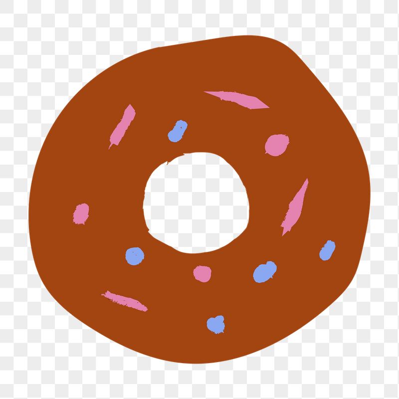 Donut png sticker, dessert doodle, | Free PNG Illustration - rawpixel