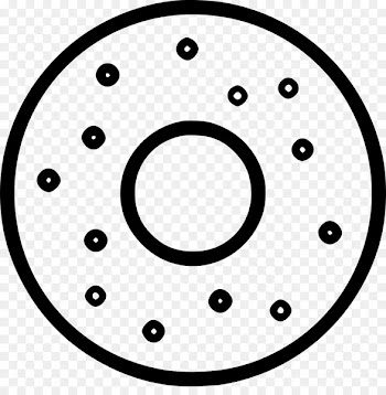 Donuts Computer Icons Dessert Bakery Iconfinder - dougnut outline 