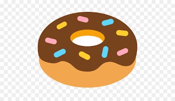 Donuts Emoji Food Sticker Text messaging - emojis 