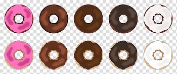 Donuts Frosting & Icing Muffin Cupcake Bakery, donuts transparent background PNG clipart