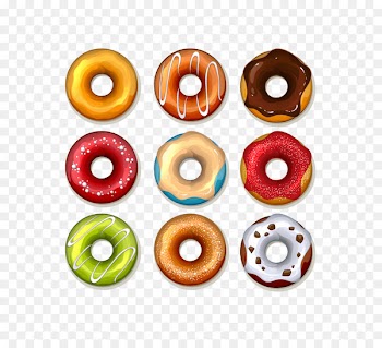 Donuts Glaze Vector graphics Royalty-free Stock illustration - donut 