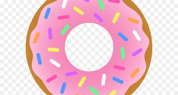 Donuts, Heavnly Donuts, Coffee And Doughnuts, Pink, Doughnut PNG