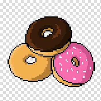 Donuts Pixel art Animated film, others transparent background PNG clipart