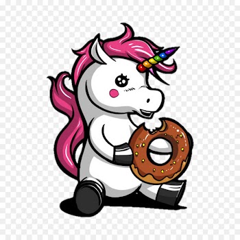 Donuts Unicorn Frosting & Icing T-shirt Eating - donuts 