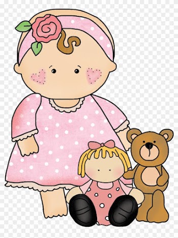 Doodle Babybaby Friendsclipart - Clipart Baby Girl