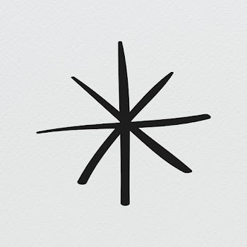 Doodle bohemian star symbol psd illustration