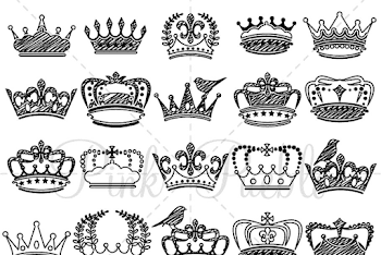 Doodle Crown Clip Art and Vectors ~ Illustrations ~ Creative Market