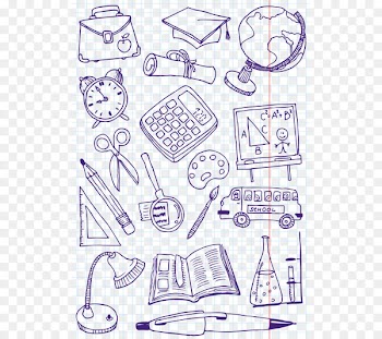 Doodle Drawing Education Illustration - Stationery Graffiti 
