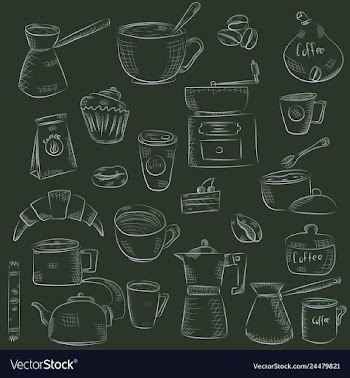 Doodle hand drawn pattern sketches isolated on vector image