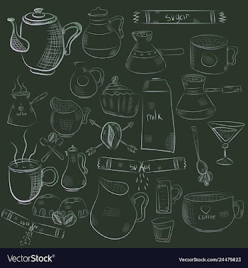 Doodle hand drawn pattern sketches isolated on vector image