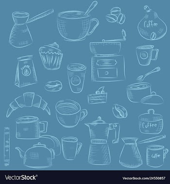 Doodle hand drawn pattern sketches isolated on vector image