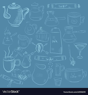 Doodle hand drawn pattern sketches isolated on vector image